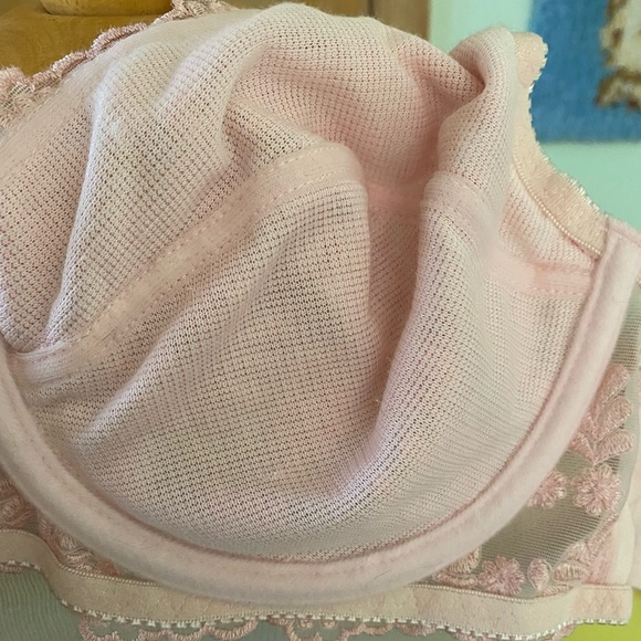 NWOT Breezies Lacy Pretty in Pink Underwire Bra - Picture 6 of 9